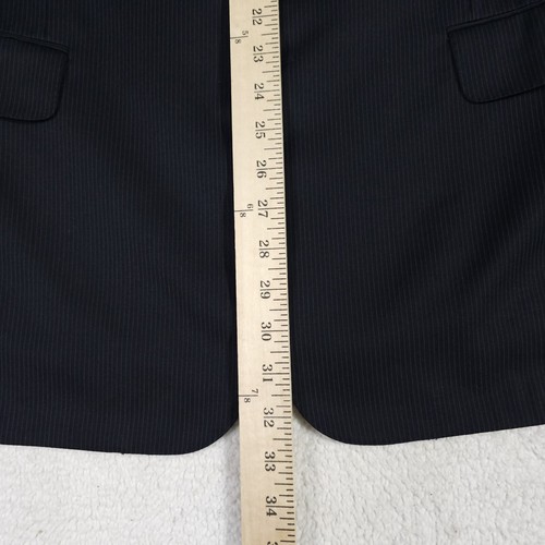 Blazer monopetto Ermenegildo Zegna uomo 54R blu a righe. Italia - Foto 14 di 24