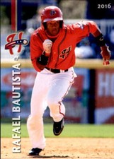2016 Harrisburg Senators Grandstand 2 Rafael Bautista Dominican Republic DR Card