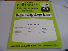 Sams Photofact CB Radio Series CB-93 August 1976