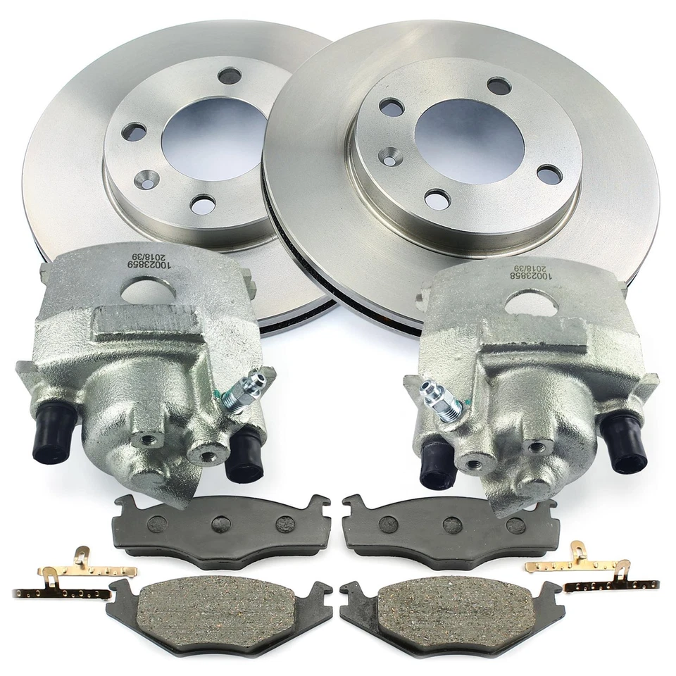 Kit Étriers Disques Plaquettes Avant Pour Seat Cordoba Ibiza VW Golf - Photo 4/4