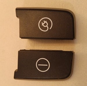 1 Satz Original Miele 7018620 & 7018630 - Druckschalter Staubsauger - gebraucht