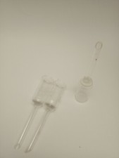 (3) Pyrex 36060 Fritted Sintered Buchner Filtration Funnel 15mL ASTM 10-15 M