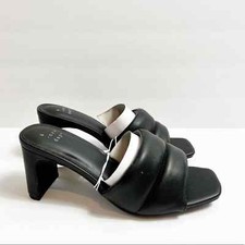 A New Day Lilah Padded Slide Heels Black Size 5 New With Box