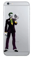 D365 Joker Holding Apple Decal Sticker for iPhone 6 (4.7")