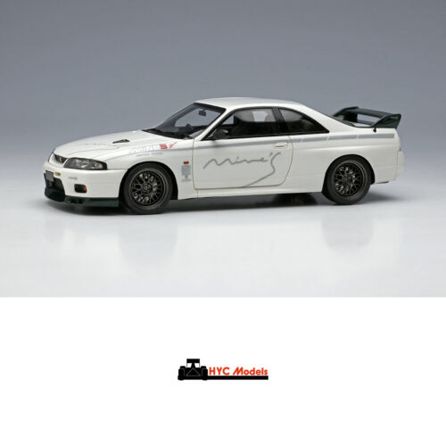 Built By Legends Mine's Skyline GT-R BCNR33 Biały makijaż 1:43 EIDOLON EM680 - Zdjęcie 1 z 12