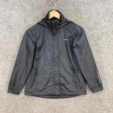 Cederberg Boys Jacket Size 10 Years Black Waterproof Hooded Lightweight 7025