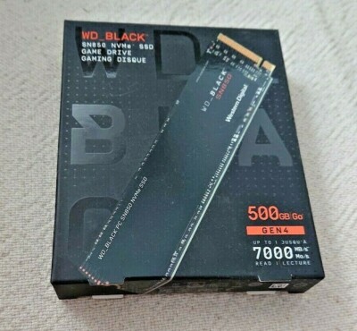 Western Digital Black SN850 500GB M.2 NVMe Interne SSD (WDS500G1X0E-00AFY0) -NEU