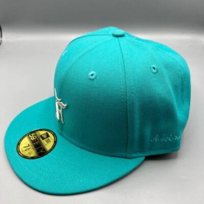 Fear of God Hat Men 7 3/4 Blue 59Fifty New Era Fitted Cap FOG