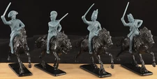 Reamsa Napoleonic Spanish Cavalry - 4 in 4 poses on Italeri Cloned Horses - 54mm