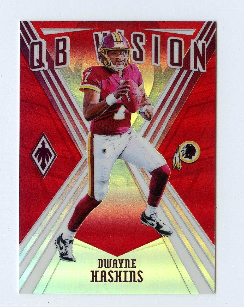 A839 DWAYNE HASKINS RC 2019 PHOENIX QBVISION RED REFRACTOR 5/299 #3 OHIO STATE