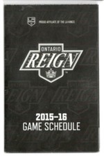 2015-16 Ontario Reign AHL Hockey Schedule !!! Winning Smiles