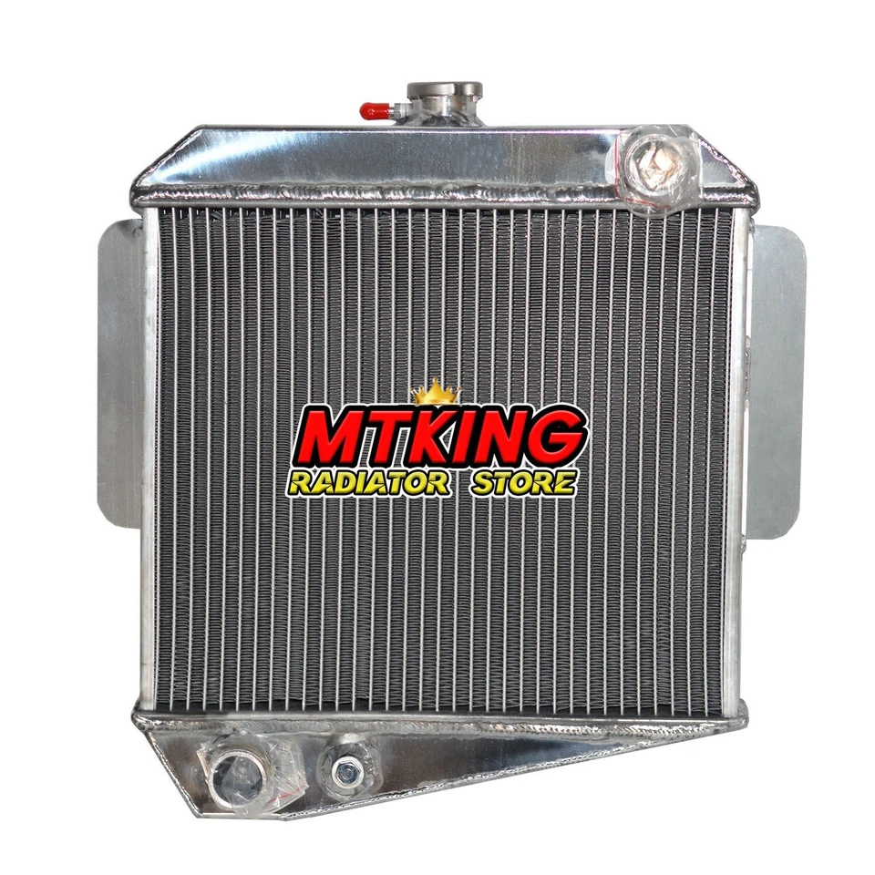 Полностью алюминиевый радиатор для двигателя 1963-1965 1964 Datsun 1500 Fairlady SPL310 L4 - Изображение 2 из 4