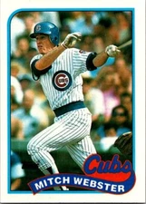 1989 Topps Baseball 36 Mitch Webster