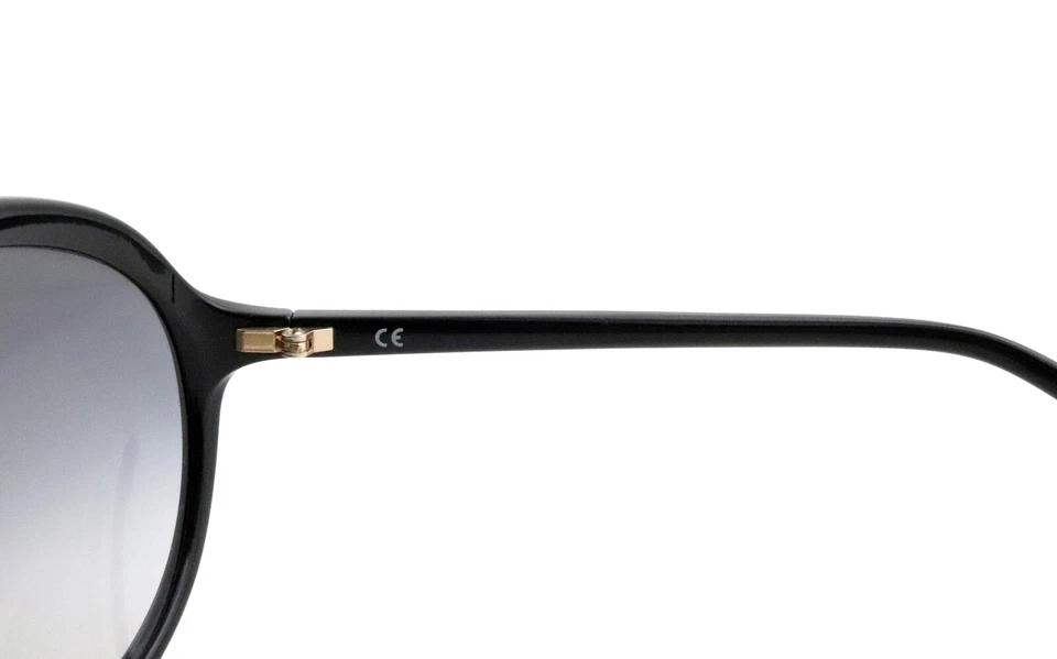 全新 GIVENCHY SGV724 0742 65 毫米黑色金色飞行员太阳镜 意大利 男女皆宜 — 第 4/4 张图片