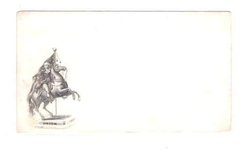 US Patriotic Civil War cover unused #0098