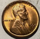 1954 S Lincoln Wheat Penny UNC BU T352