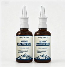 2Pack Triquetra Nasomin Nasal Iodine Spray, 2 Fl Oz Natural Nasal Cleanse