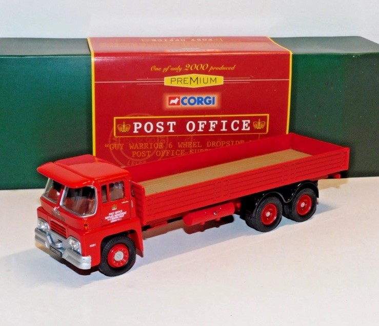 CORGI GUY WARRIOR DROPSIDE LORRY POST OFFICE SUPPLIES 1/50 29501