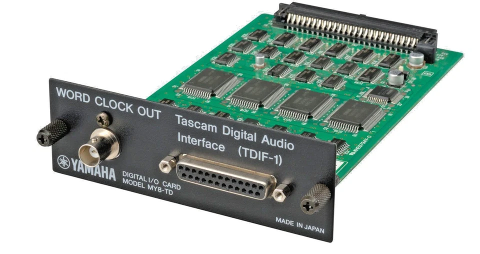 Yamaha MY8TD 8-channel TDIF-1 Format I/O Card Input Output Expansion Card - Image 4 of 4