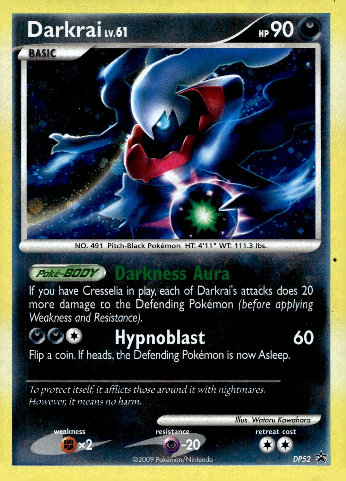 Darkrai #DP52 Diamond and Pearl Promos Lightly played - Pokemon Card