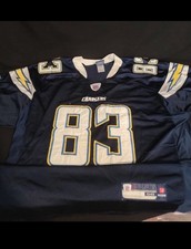 Reebok San Diego Chargers NFL Football Jersey Jackson #83 Size 56 Navy Blue