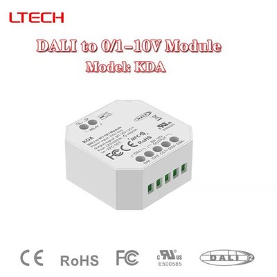 LTECH KDA (mit Relais) DALI auf 0/1-10V 2CH NFC Beleuchtung APP Smart Dimmmodul