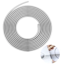 20ft Cover Strip Roll Chrome Moulding Trim Strip Car Door Edge Guard Protector
