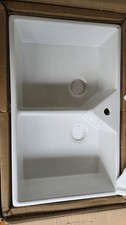 Burlington Fireclay Farmhouse Double Bowl Sink HAS Tap Hole 800x500x220 PICK UP
