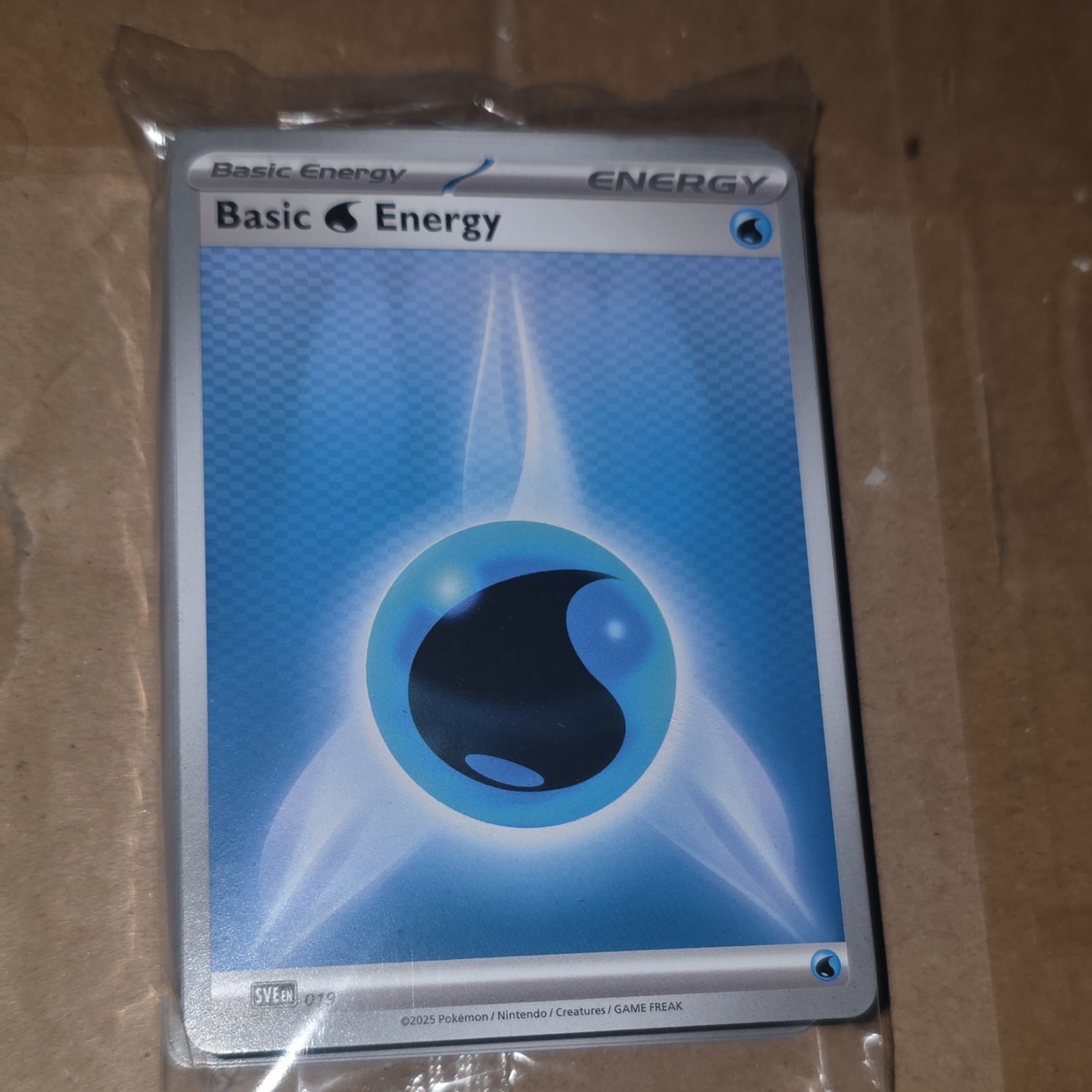 Pokemon TCG Basic Water Energy 079 SV Energies Promo Holo English