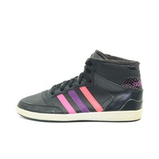 adidas Damen F76252 Sneaker schwarz Leder Knöchelhoch Label High-Top EU 40