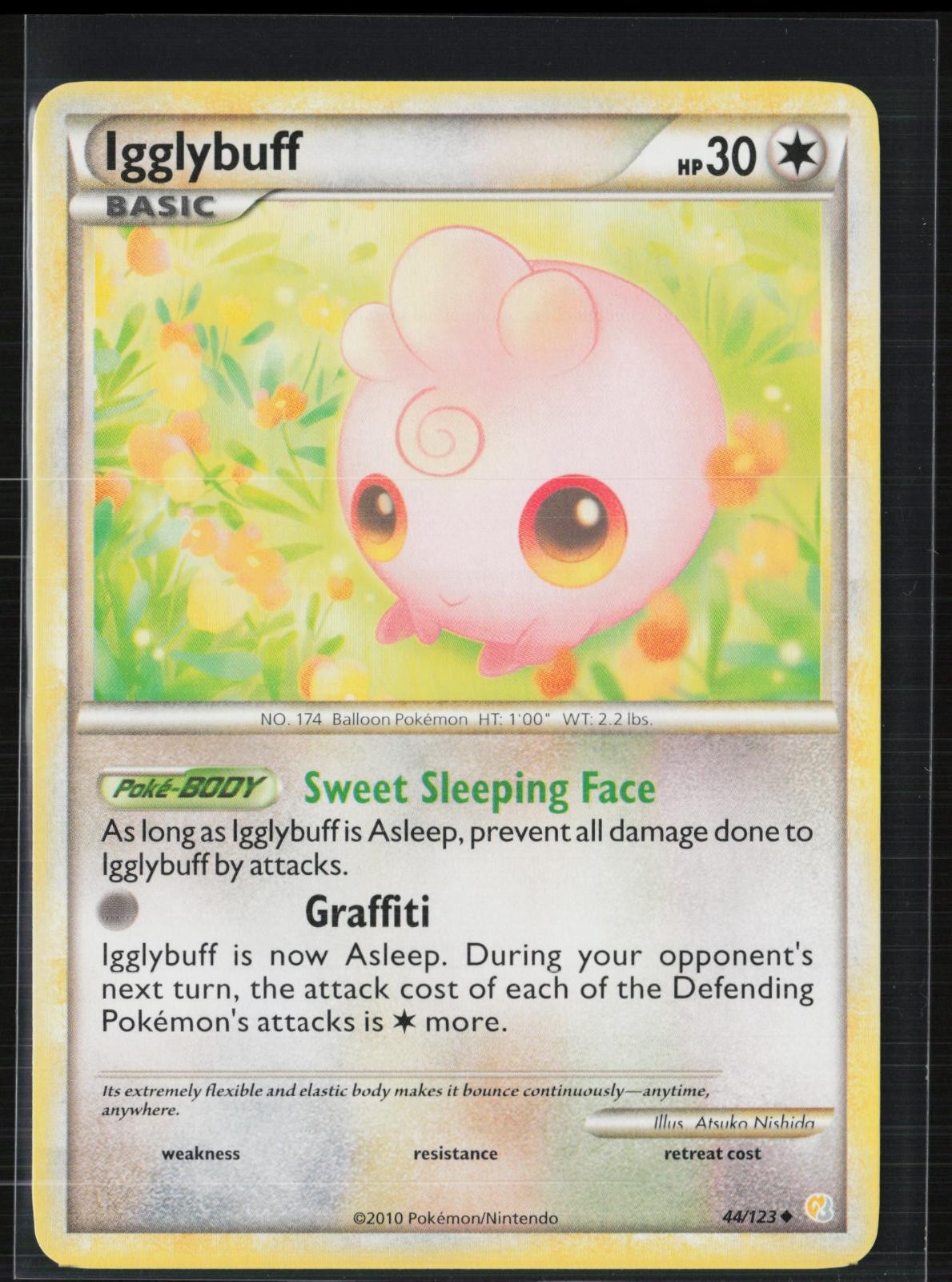 Igglybuff 44/123 Uncommon HeartGold & SoulSilver Pokemon Lightly Played