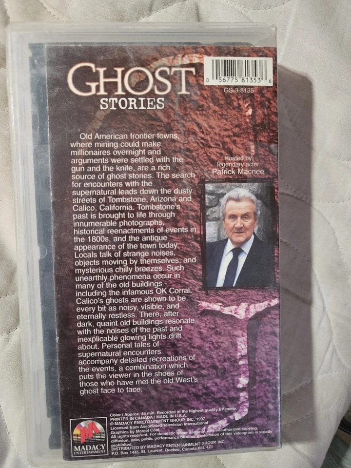 Ghost Stories 5: A Paranormal Insight VHS  Clamshell Estate Item As Is Good Cond - Image 4 of 4