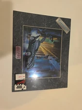 BATMAN FOREVER BATMOBILE CHROMART PRINT ZANART '95 DC RARE SEALED 14x11"