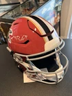 Michael Penix Jr Signed Throwback Atlanta Falcons Speedflex Helmet - Stunning