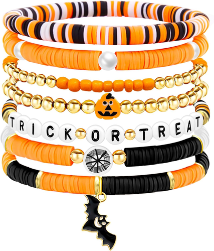 Pulsera de San Valentín para mujer pulsera de cuentas de arcilla Heishi Surfer conjunto de pulseras amor - Imagen 10 de 12