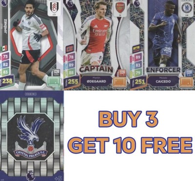 Panini Premier League Adrenalyn XL Plus 2025 24/25 Team Base Cards #10 bis #189
