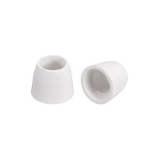 30pz 12.5mm Dia Isolante Ceramica Perlina Conico Isolamento Perlina