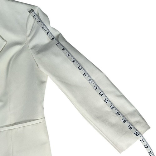 Blazer corto profesional Nike West blanco talla mediana ropa de trabajo estilo esmoquin - Imagen 8 de 11
