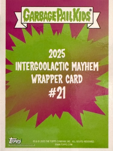 2025 Garbage Pail Kids Intergoolactic Mayhem Gold Foil Wrapper - Pick Your Card - Picture 38 of 44