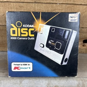Kodak Disc 4000 Camera Outfit In Original Box Manual Vintage Untested Kmart Ed