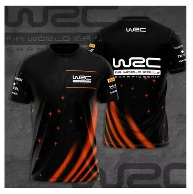 2025 Summer WRC Rally 3D Printed T-Shirt Unisex Breathable Loose Fit Fashion Tee