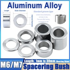 M6/M7 Aluminium Alloy Spacer Bush / Collar Stand off Spacers /Bearing Shim/Round