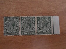 GB GEORGE 5TH 1913 ROYAL CYPHER 1/2d X3