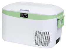 12 Volt Refrigerator Portable Car Freezer (12.8 Liter) 13.5 Quart White