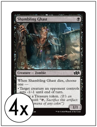4x Shambling Ghast, Foundations Jumpstart, Magic the Gathering, MTG NM