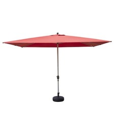 9' x 11.5' Rectangular Patio Umbrella Table Umbrella with 8 Sturdy Ribs  Crank