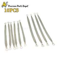 10PCS Firewall Engine Body Engine Ground Strap Car Truck Tinned Copper Cable Kit