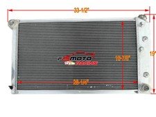 28w Aluminum Radiator For Chevy Chevelle El Camino 1968-1977 Caprice 1971-1990 28w Aluminum Radiator For Chevy Chevelle El Camino 1968-1977 Caprice 1971-1990