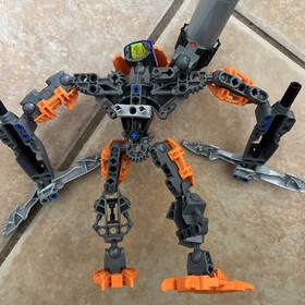 NO CRACKS! LEGO Bionicle 8687 Phantoka : Toa Pohatu 100% Complete Zamors 2008