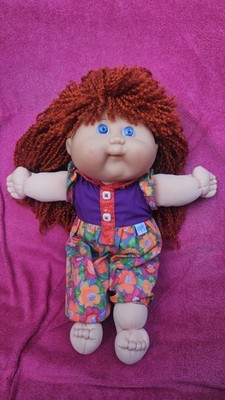 Vintage Cabbage Patch Kids Puppe Coleco 80er Jahre rote Haare, blaue Augen
